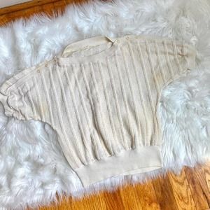 Vintage 70s cream top